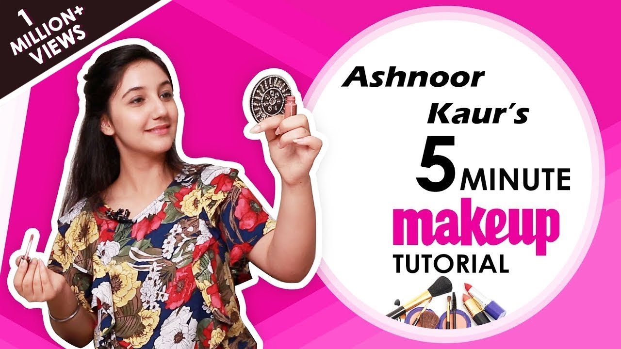 Ashnoor Kaur’s Shares Her Everyday 5 Minute Makeup Tutorial | Exclusive Interview