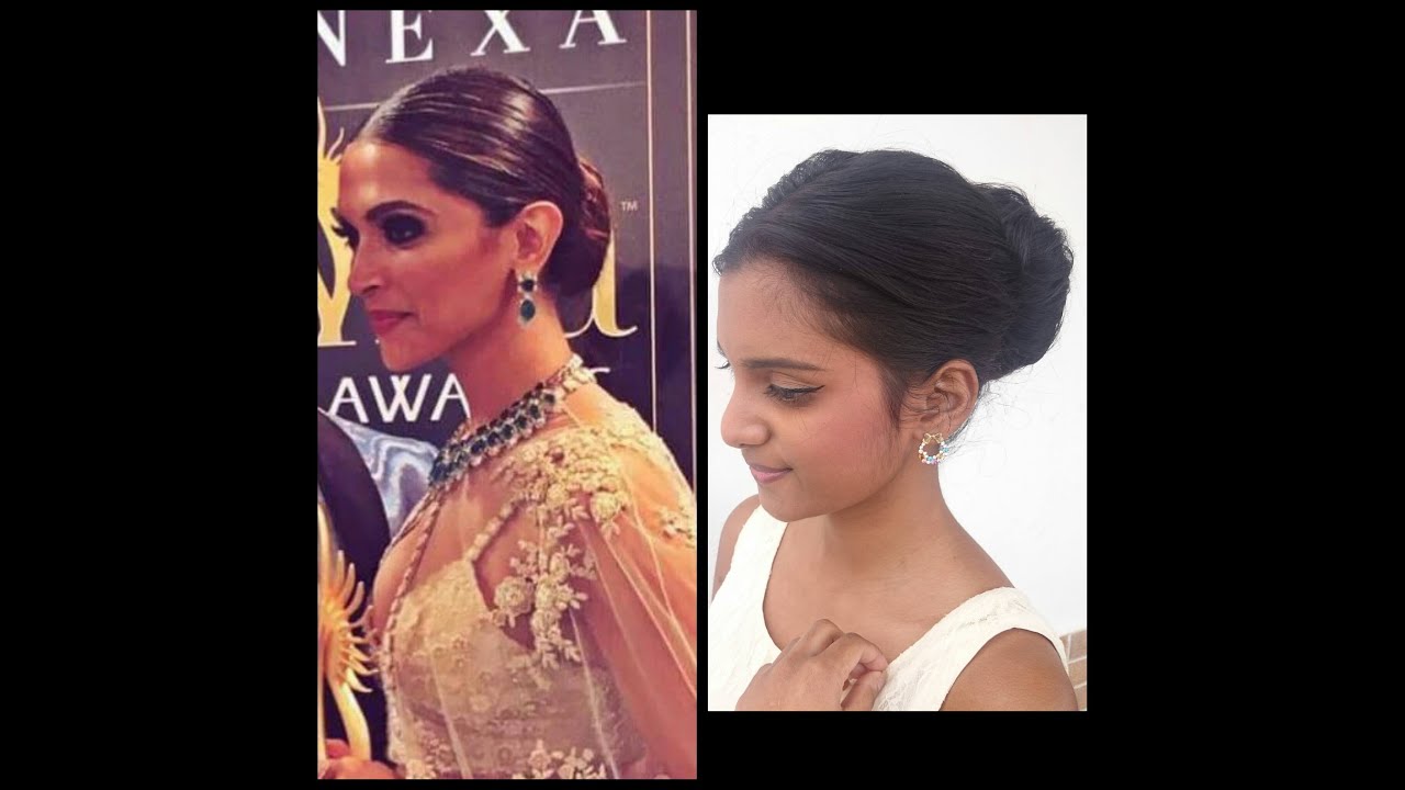 Hairstyle | Deepika Padukone IIFA 2016 Hairstyle Tutorial | Low Bun | Chic Hairdo