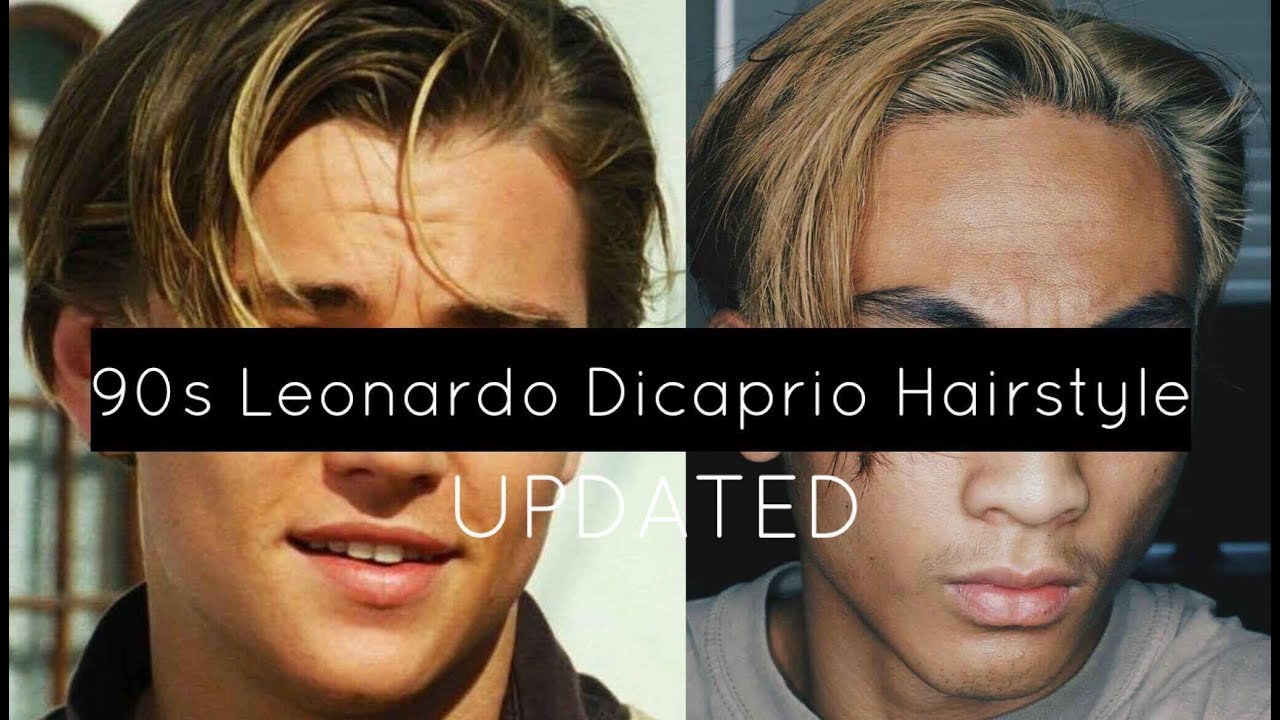 UPDATED 90's Leonardo Dicaprio Hairstyle Tutorial | Vasti Nico