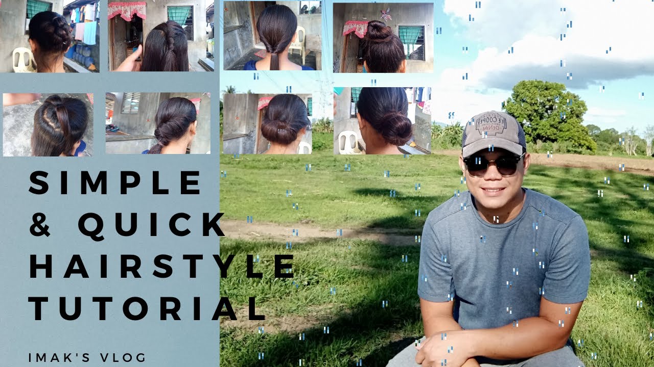 SIMPLE AND QUICK HAIRSTYLE TUTORIAL!!!! OWN STYLE BY IMAK'S VLOG