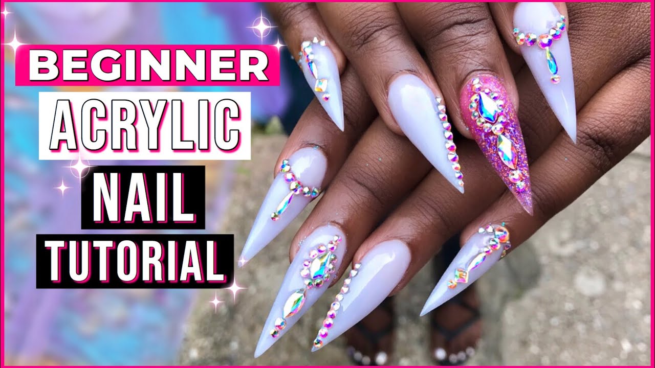 Watch Me Work: Birthday Glam Acrylic Nails Tutorial