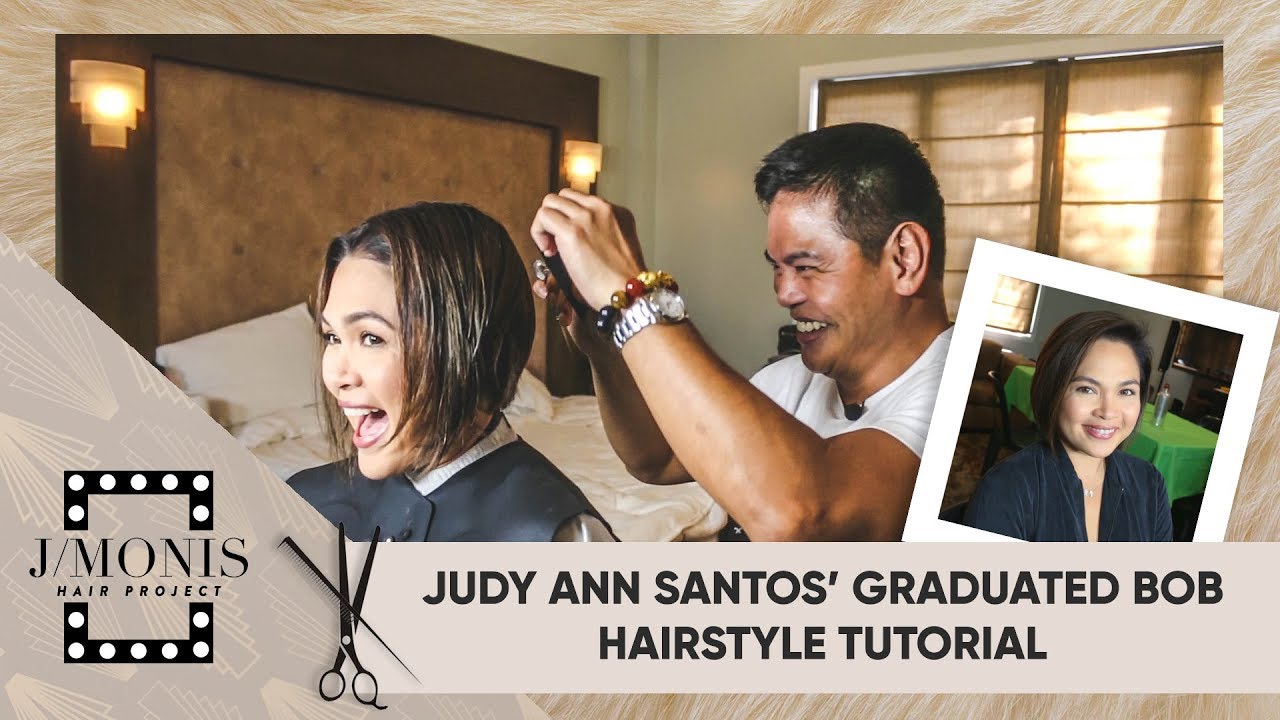 Judy Ann Santos' Graduated Bob Hairstyle Tutorial | Women’s Cut and Hair Care