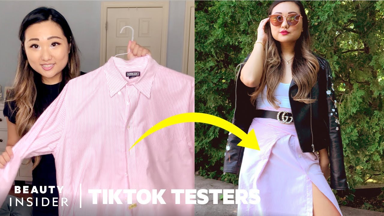 Can You Wear A Button-Down As A Skirt? | TikTok Testers