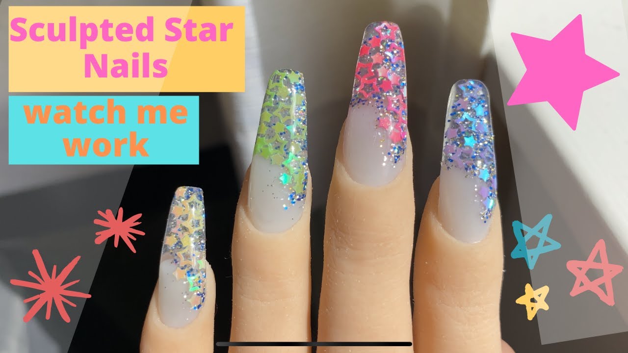 Encapsulated Star Nails Tutorial