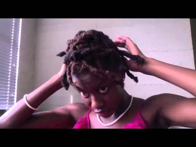 Short Loc Hairstyle Tutorial