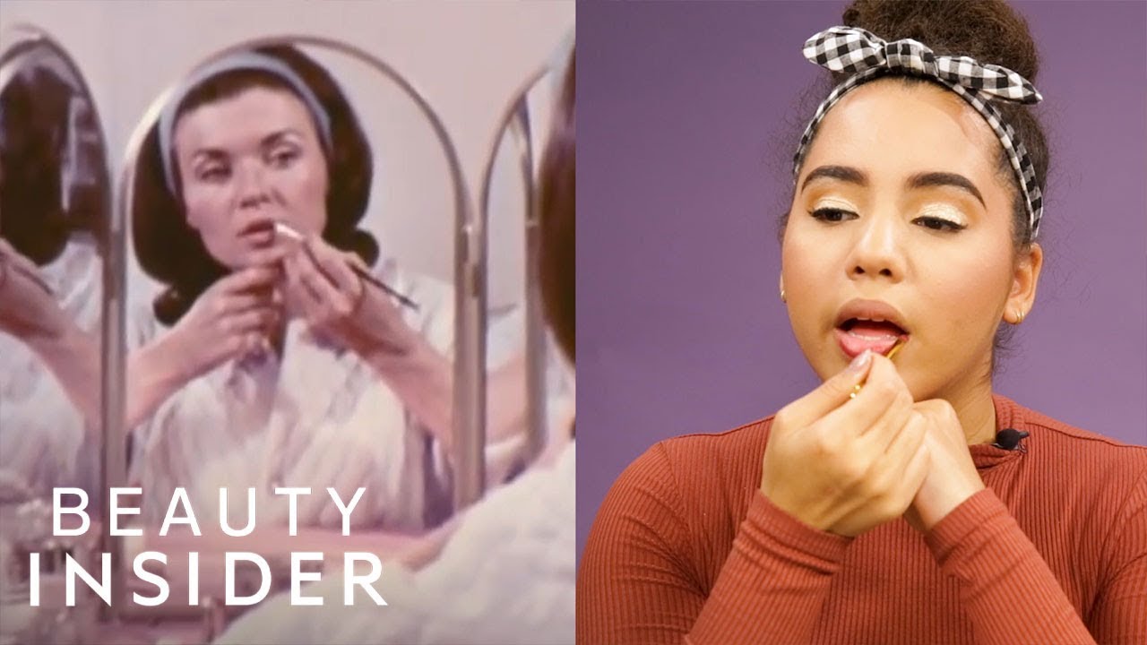 A 23-Year-Old Tries A 1960s Makeup Tutorial