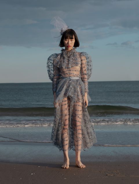 girl on beach